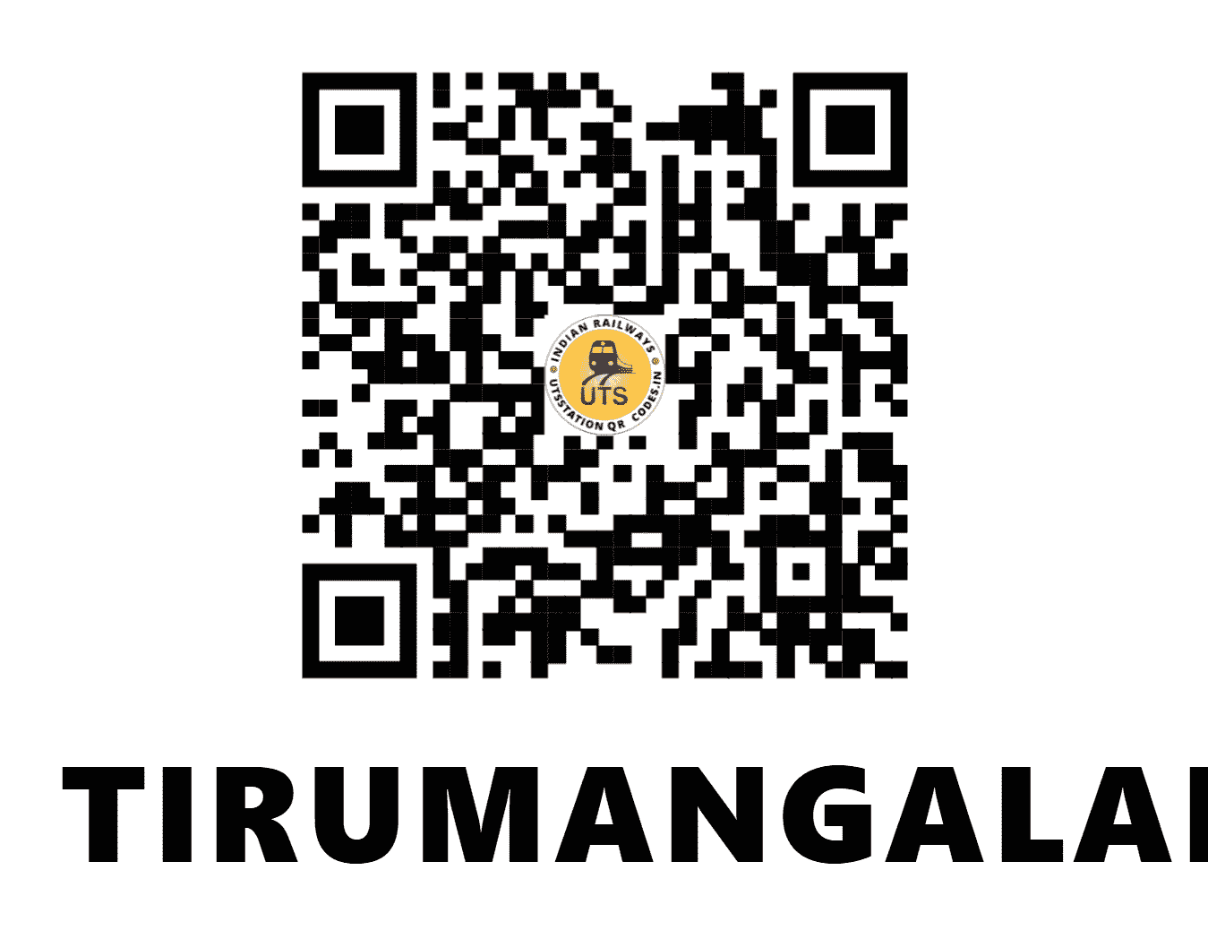 UTS QR Code for TIRUMANGALAM - TMQ (SR - TAMIL NADU)